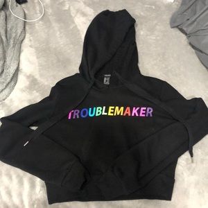 Cropped hoodie